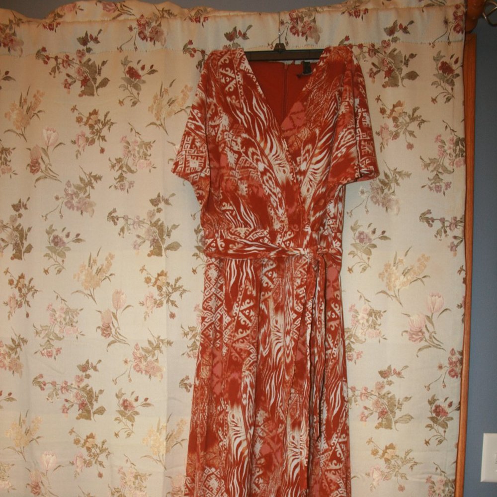 Faux Wrap Dress